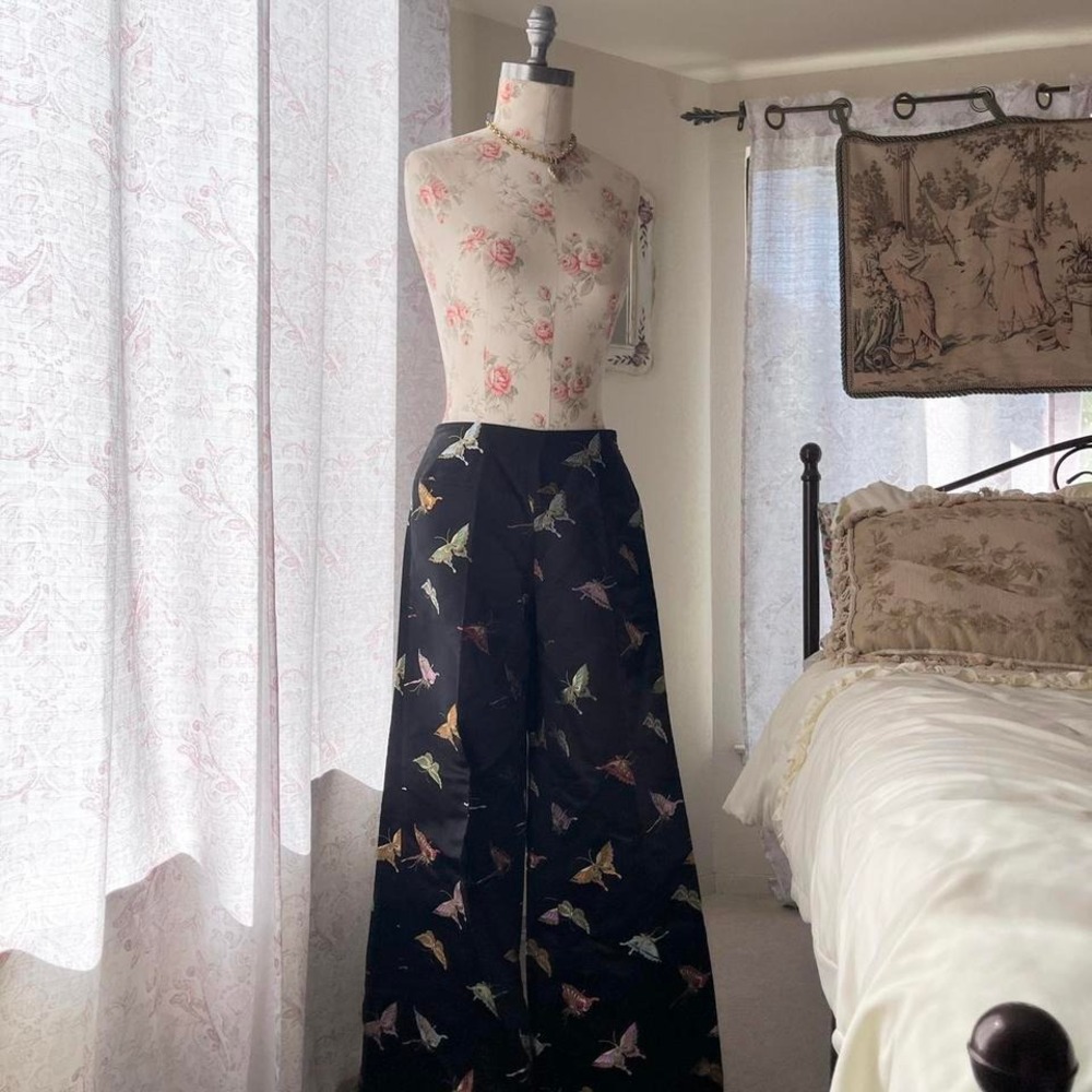 black butterfly designer‎ pants